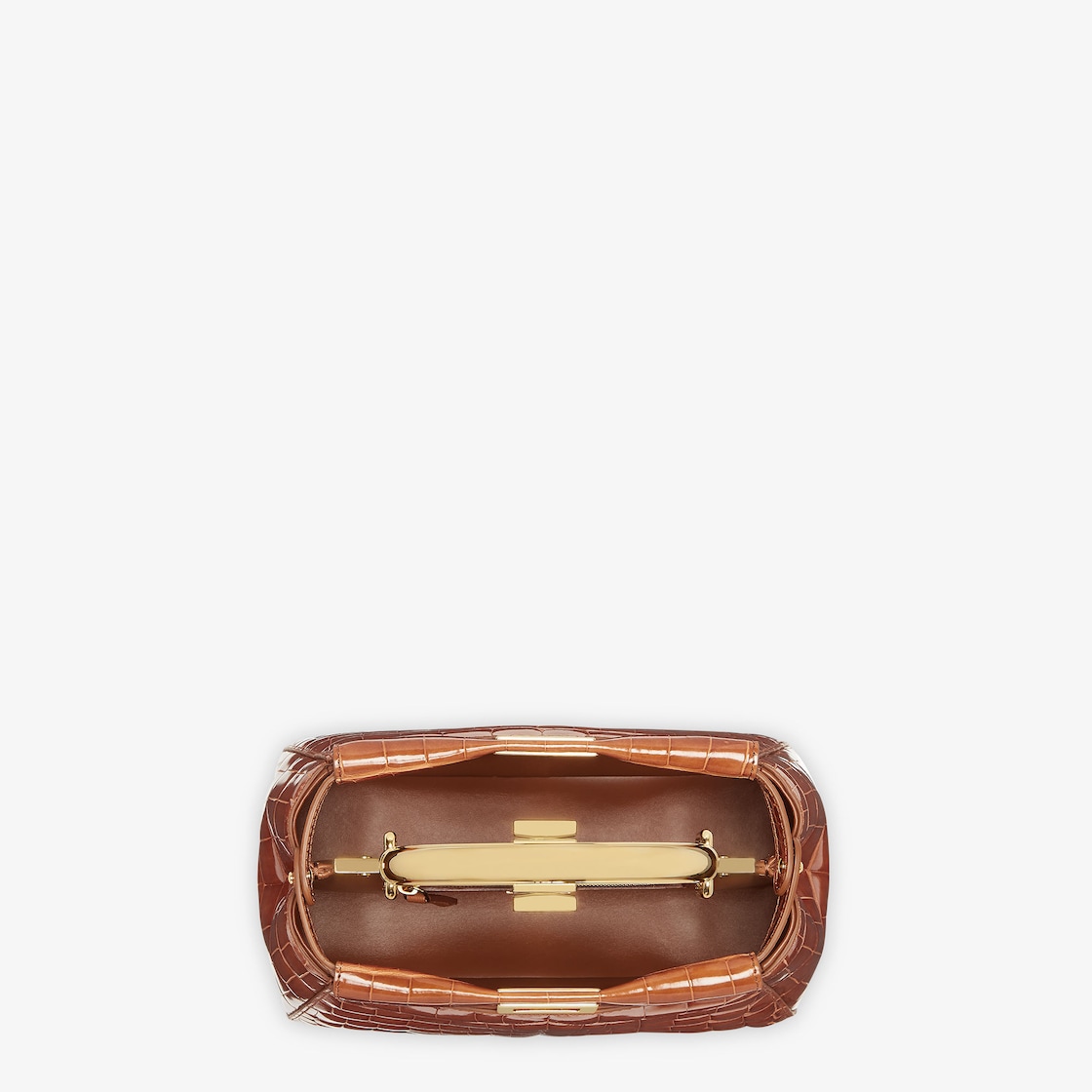 FENDI Peekaboo Mini Brown crocodile leather bag - Image 4
